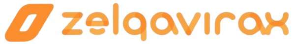 The Zelqavirax brand logo in orange, featuring a stylized 'O' and the brand name in lowercase letters, shown on a plain white background.
